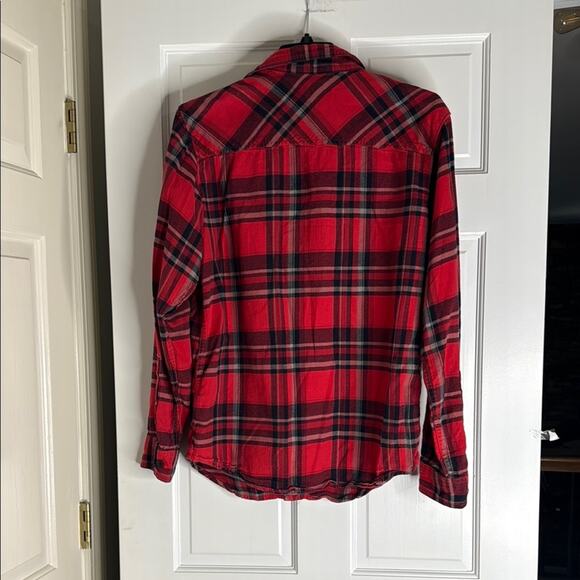 Columbia Red and Black Checkered Shirt. UGA. University of Georgia - Picture 4 of 4